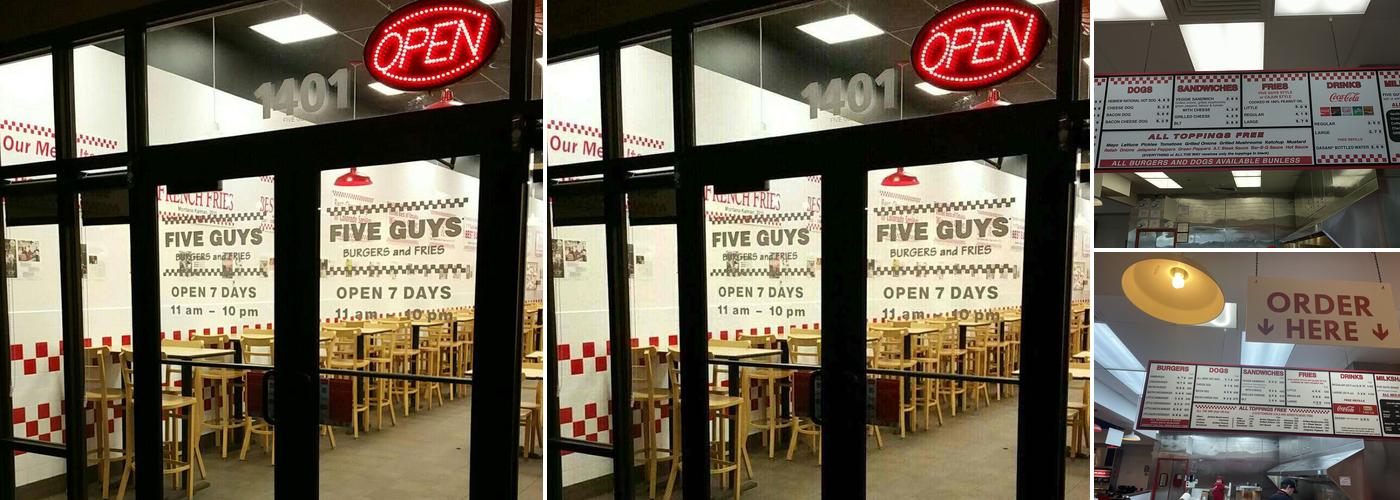 Five Guys Menu