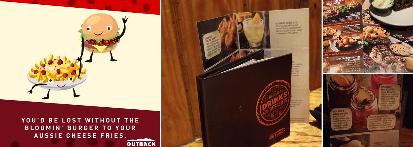 Outback Steakhouse Menu