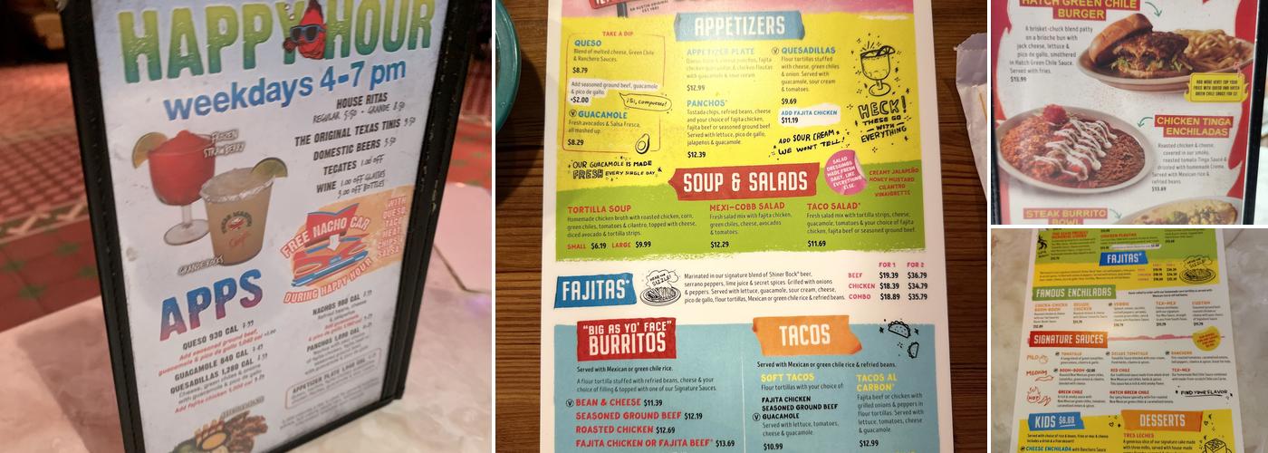 Chuy's Menu