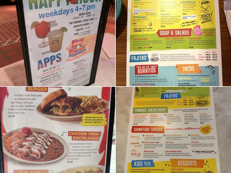 Chuy's Menu