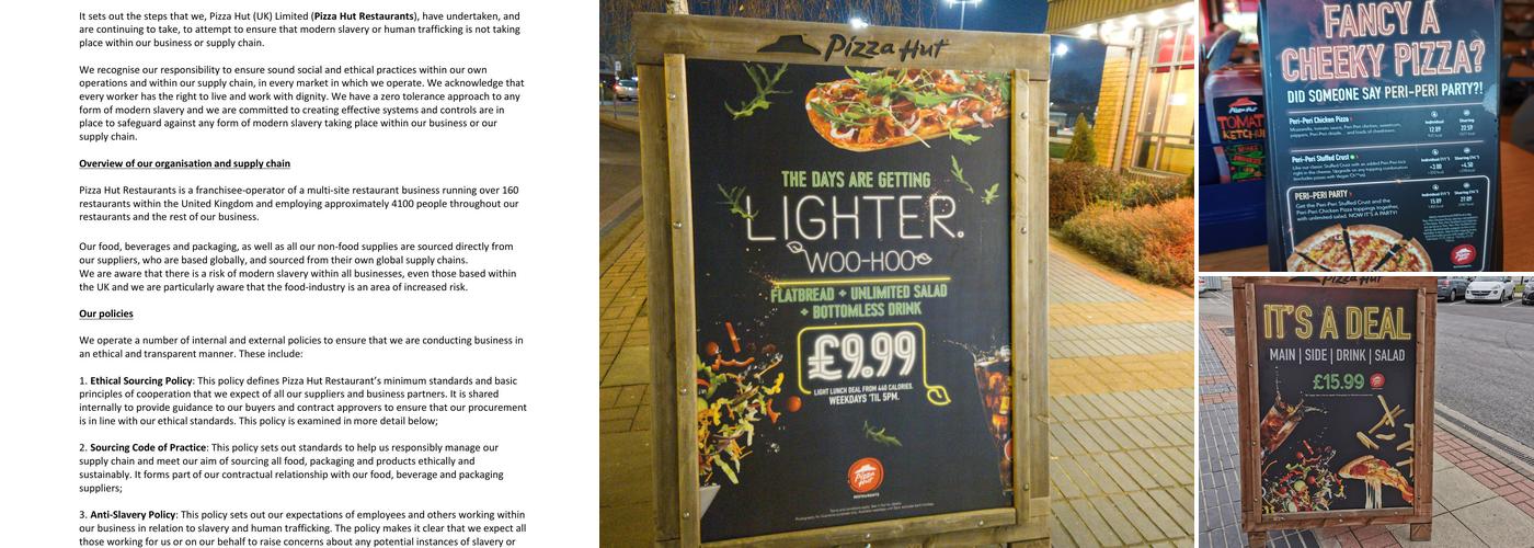 Pizza Hut Restaurants Menu