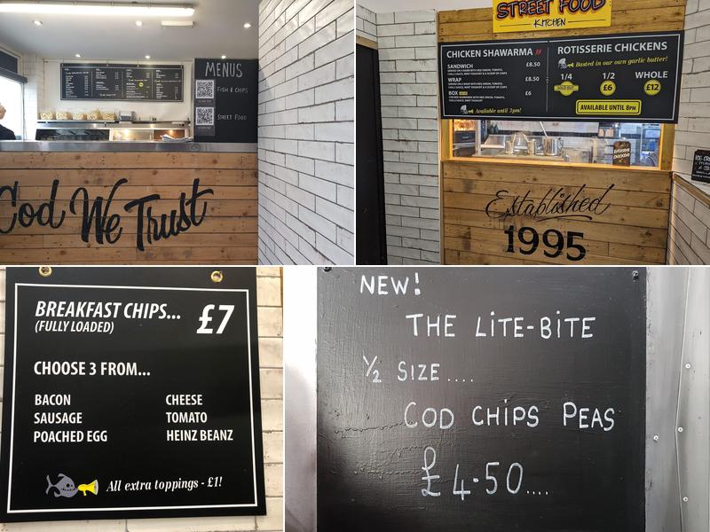 Foster's Fish & Chips Menu