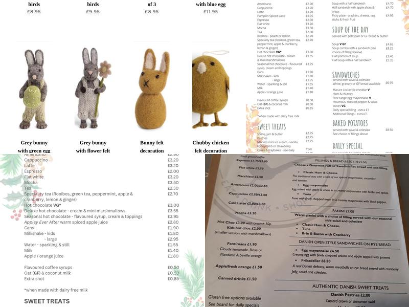 House of Farnell Menu