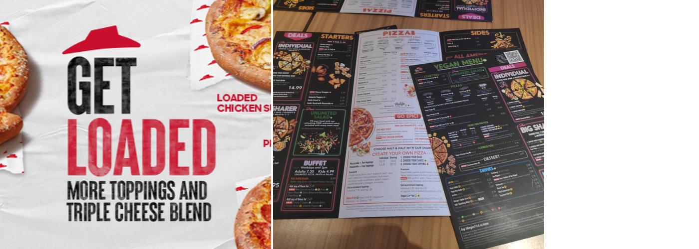 Pizza Hut Delivery Menu