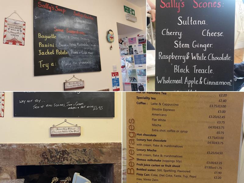 Sally's Menu