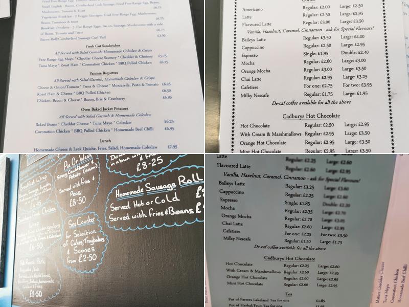 Eden River Cafe Menu