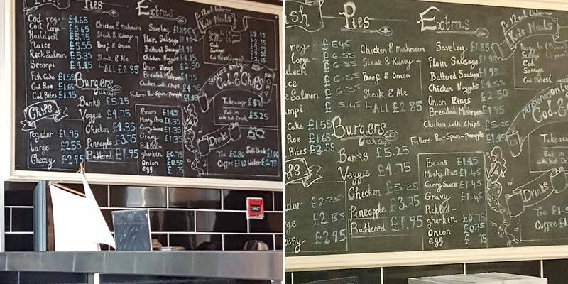 Banks Fish & Chips Menu