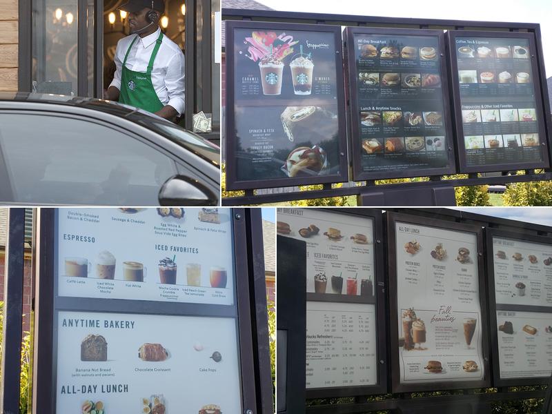 Starbucks Menu