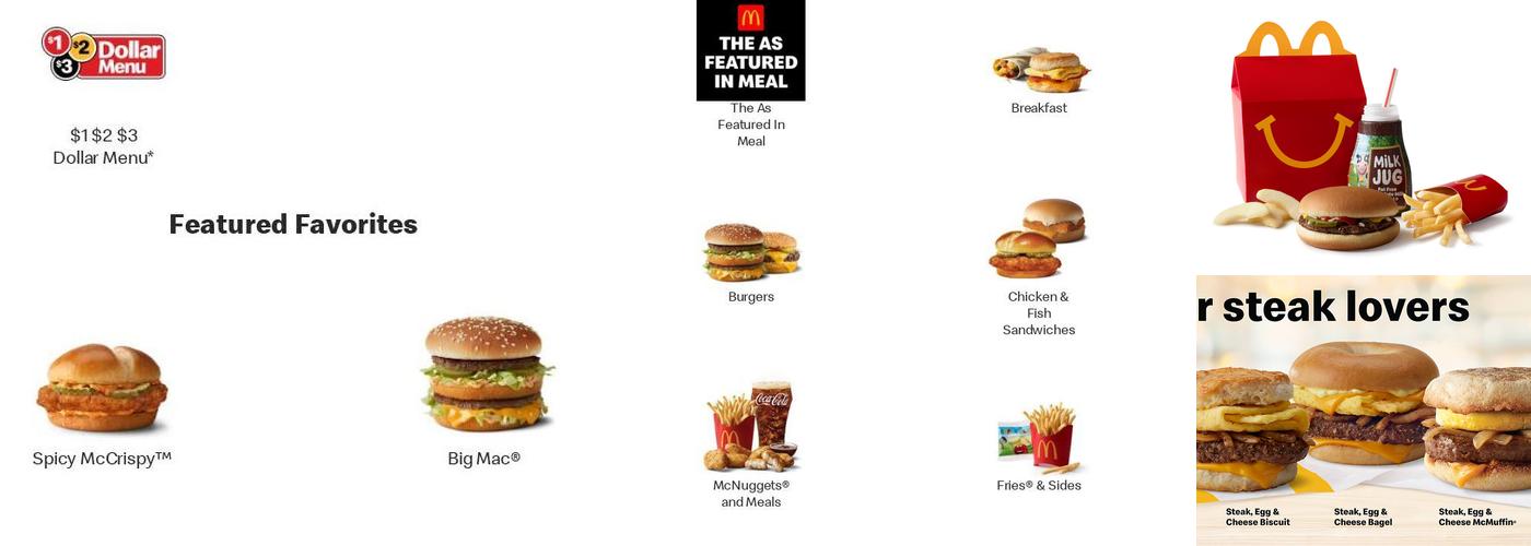 McDonald's Menu