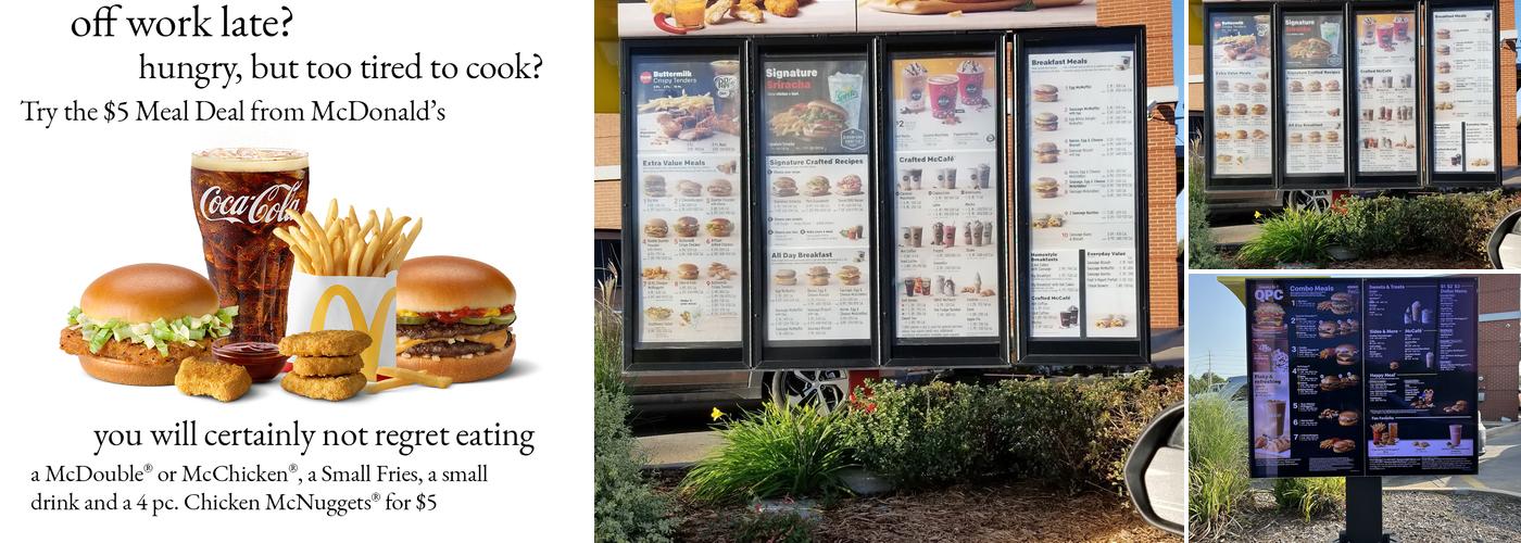 McDonald's Menu
