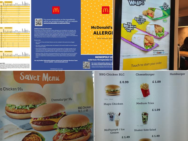 McDonald's Menu