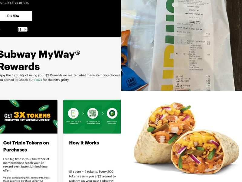 Subway Menu