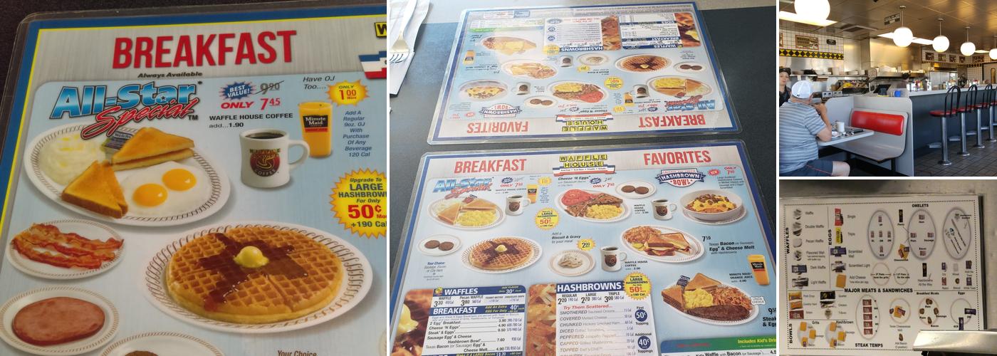 Waffle House Menu