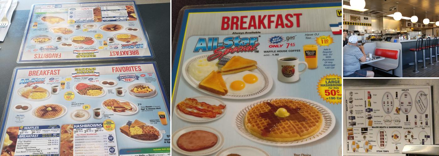 Waffle House Menu