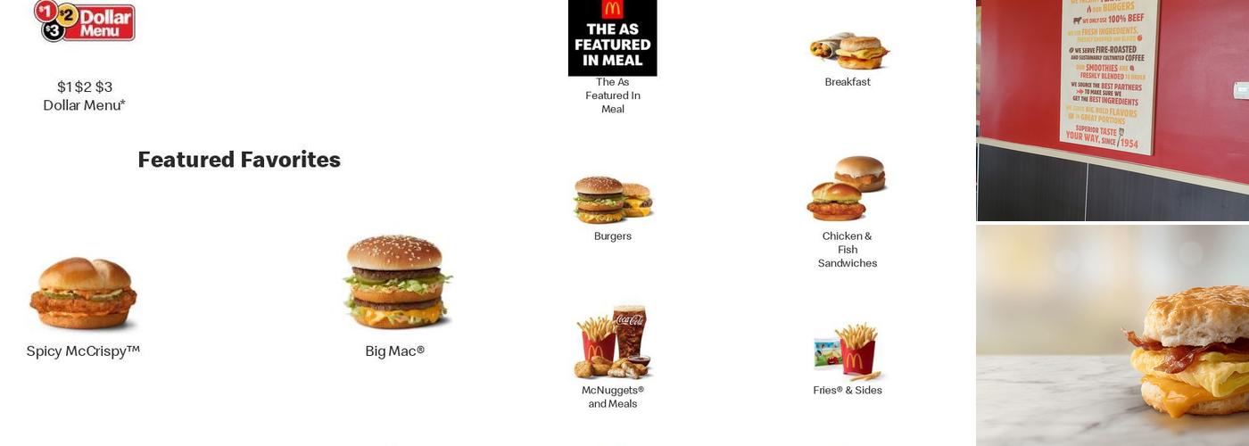McDonald's Menu