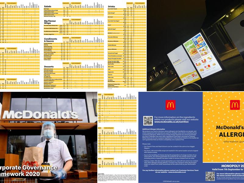 McDonald's Menu