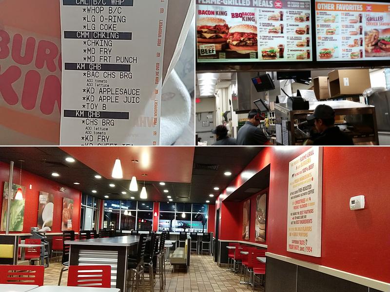 Burger King Menu