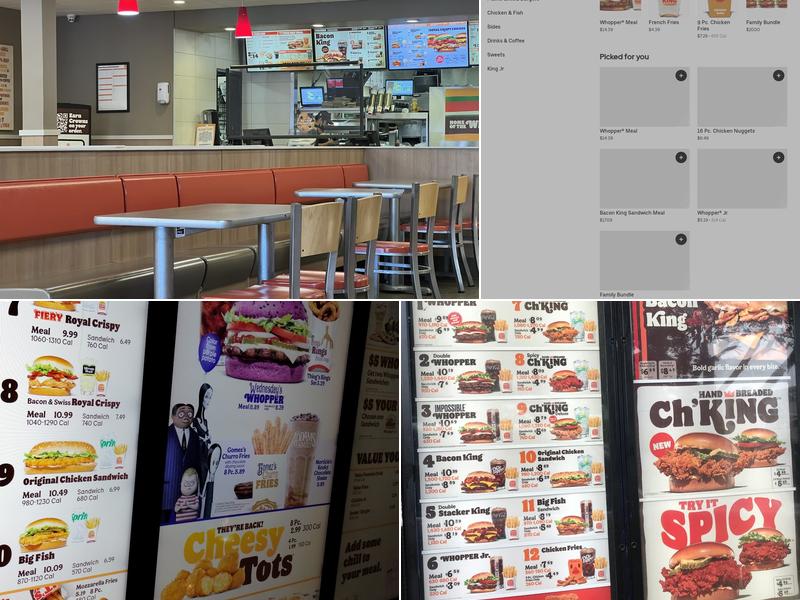 Burger King Menu