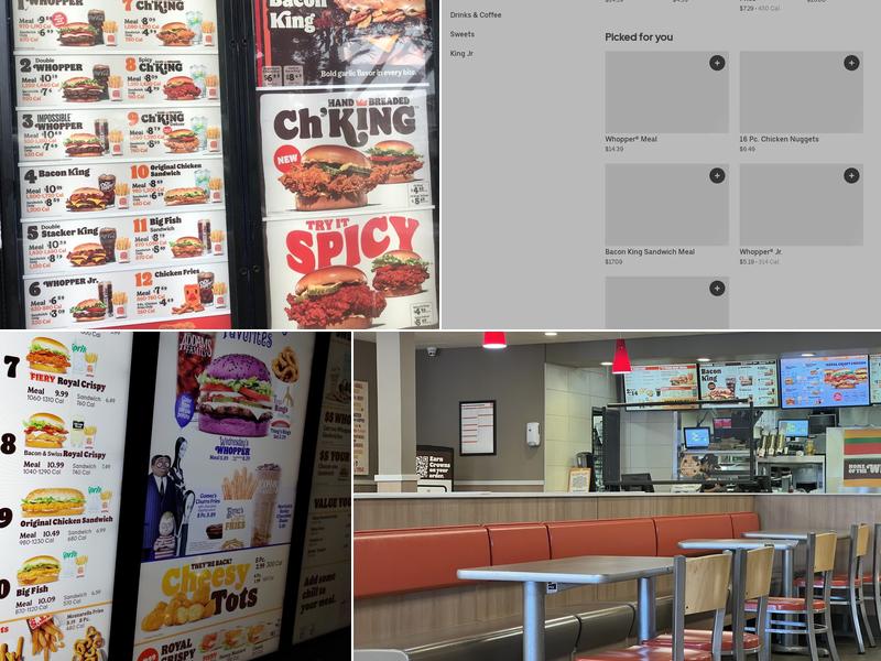 Burger King Menu