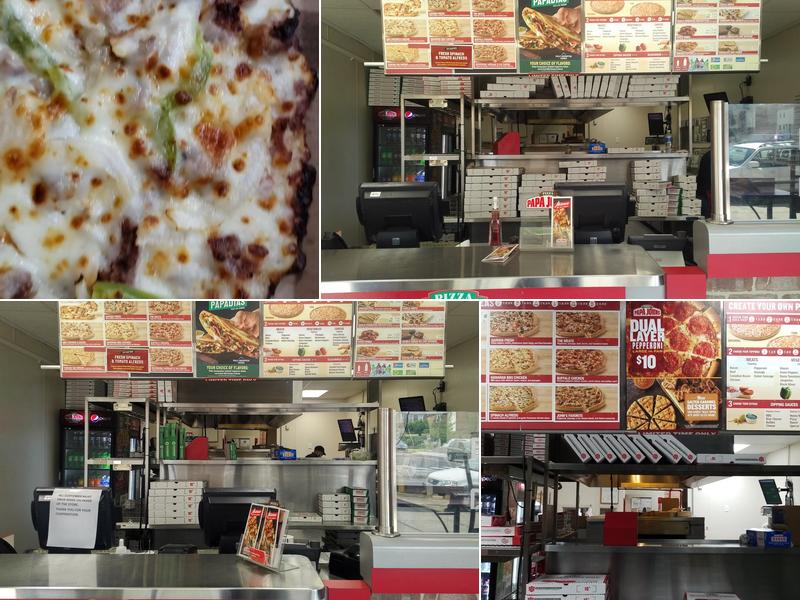 Papa Johns Pizza Menu