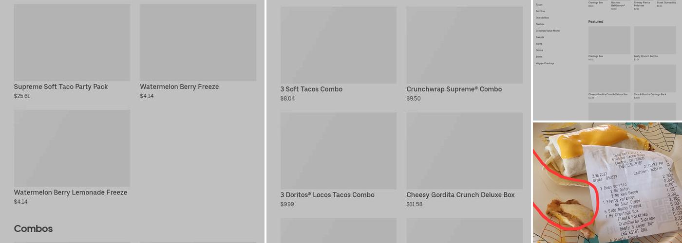Taco Bell Menu