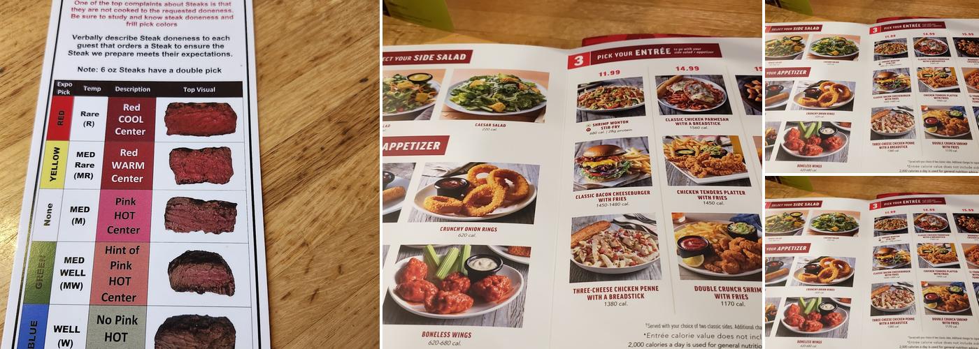 Applebee's Grill + Bar Menu