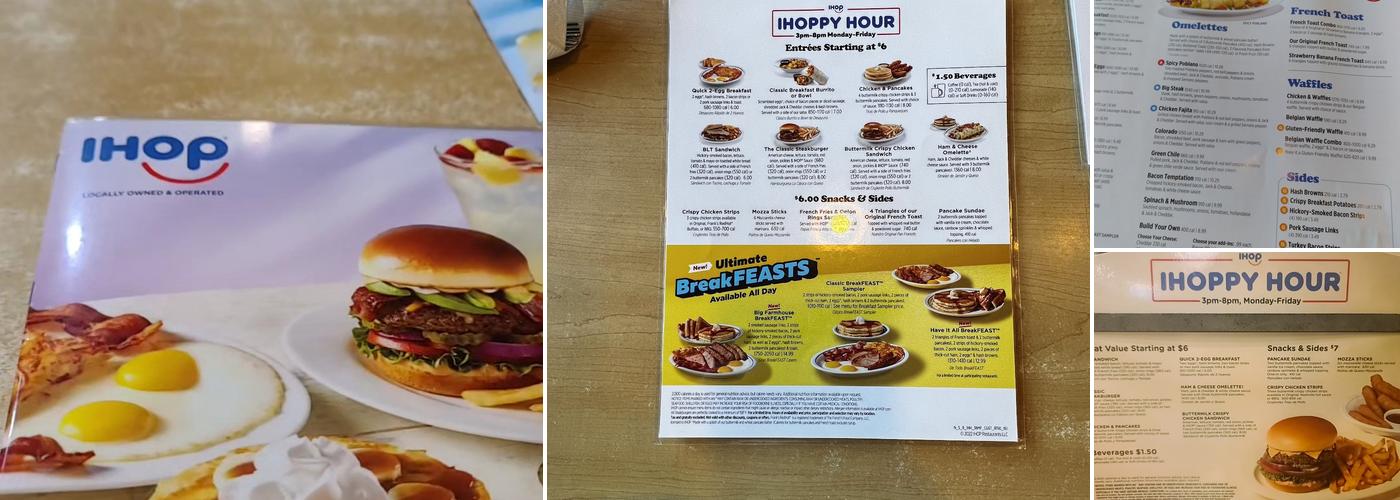 IHOP Menu