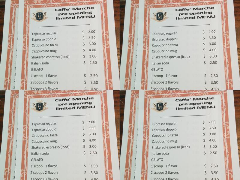 James Pharmacy Bed & Breakfast Menu