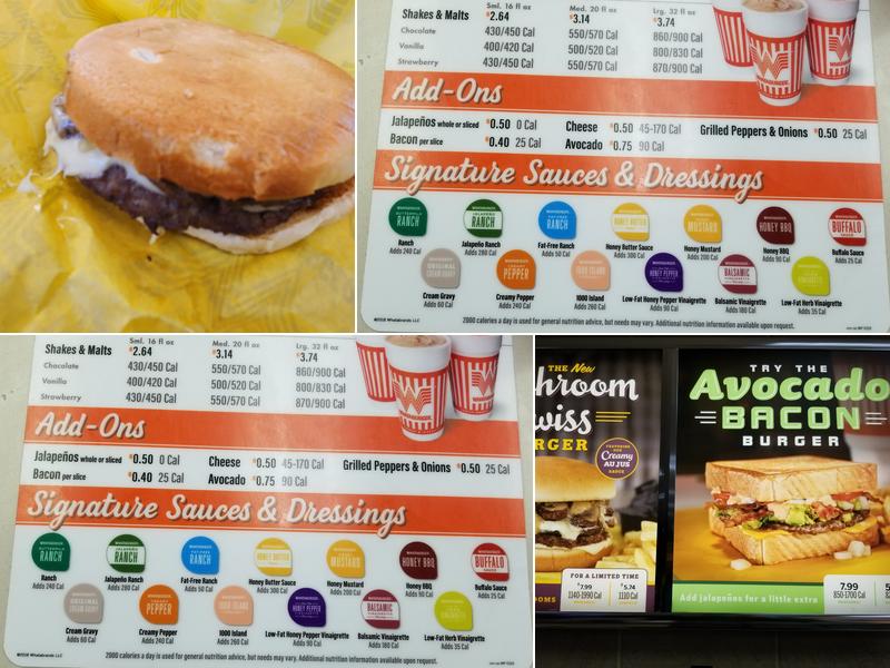 Whataburger Menu