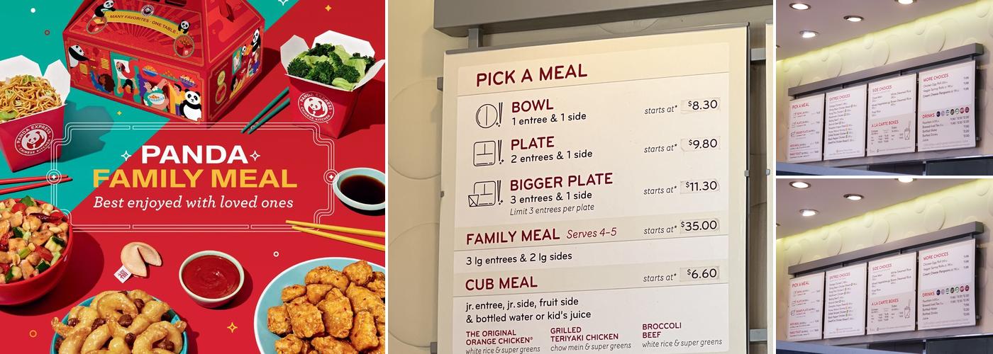 Panda Express Menu