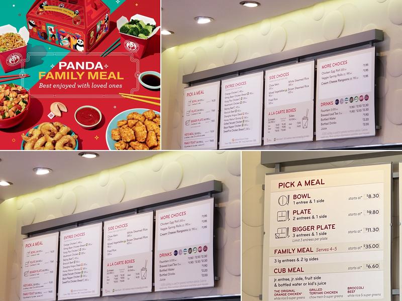 Panda Express Menu