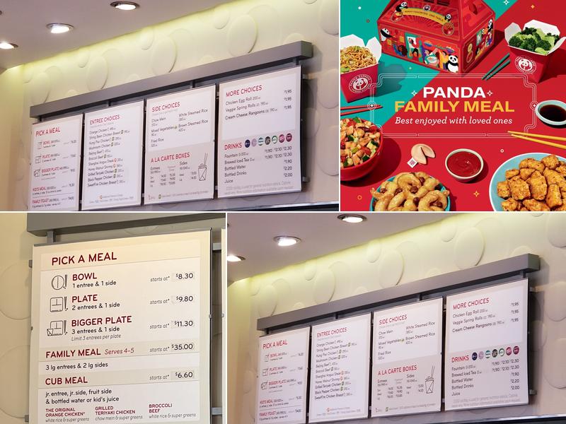 Panda Express Menu