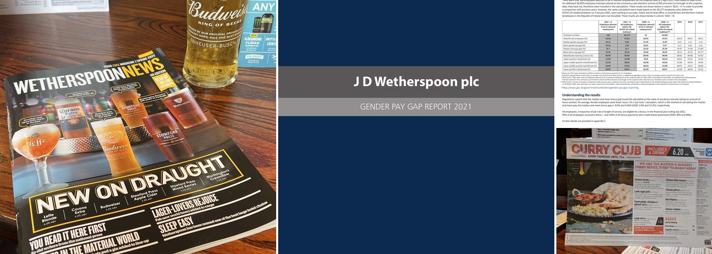 The Old Swanne Inne- JD Wetherspoon Menu