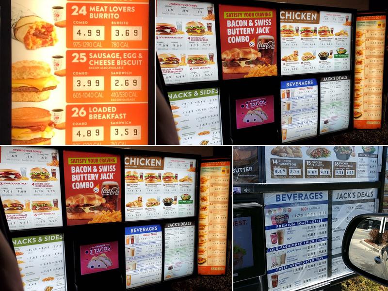 Jack In The Box Menu
