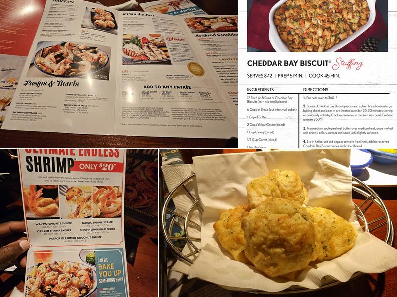 Red Lobster Menu