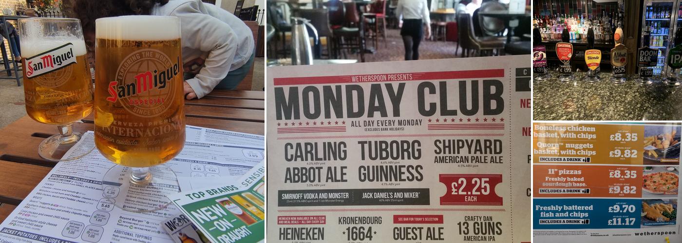 The Crown Inn - JD Wetherspoon Menu