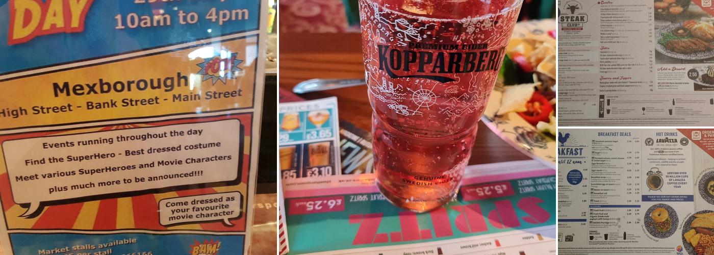 The Old Market Hall - JD Wetherspoon Menu