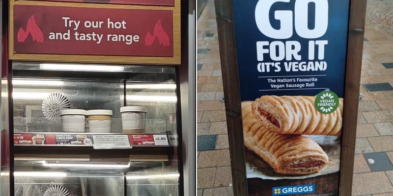 Greggs Menu