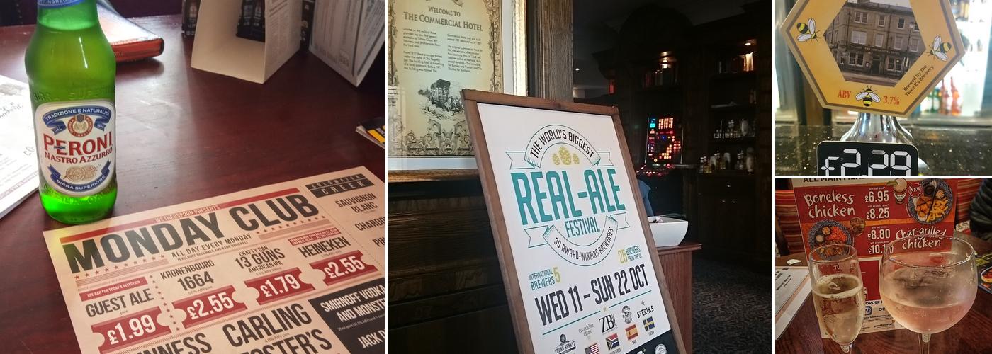 The Commercial Hotel - JD Wetherspoon Menu