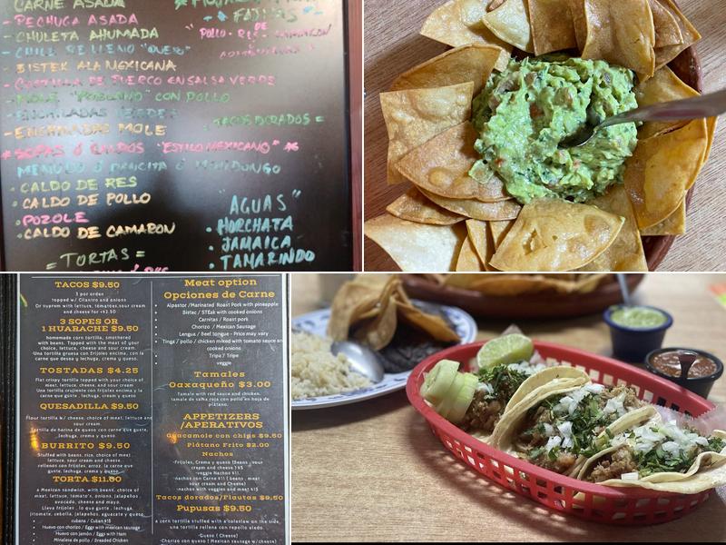 El Changarro Menu