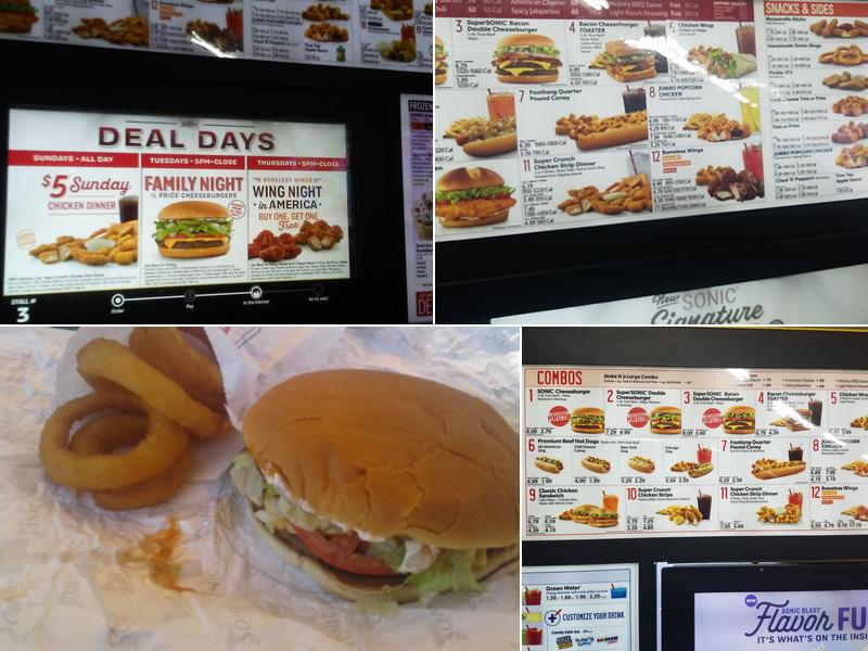 Sonic Drive-In Menu