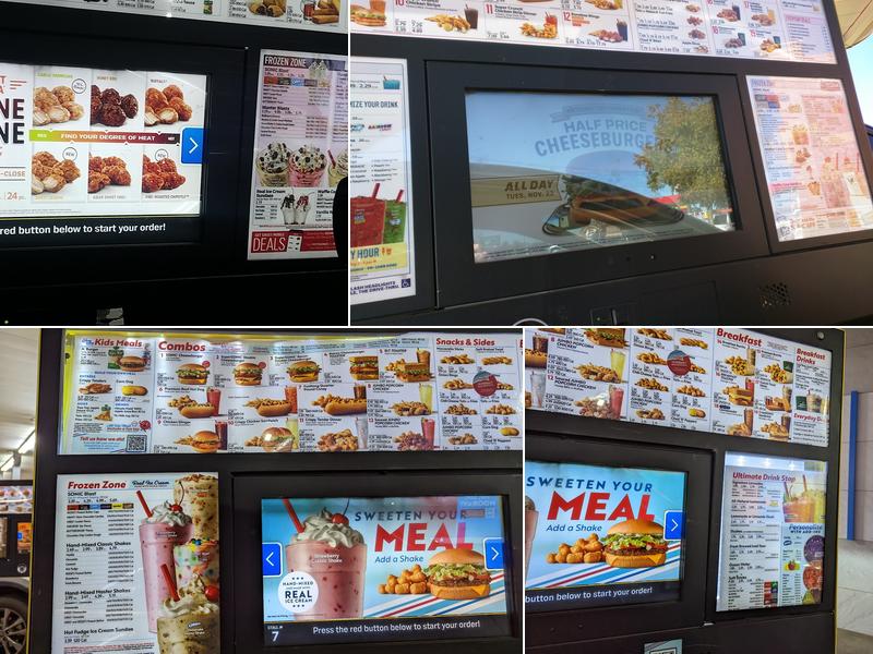 Sonic Drive-In Menu