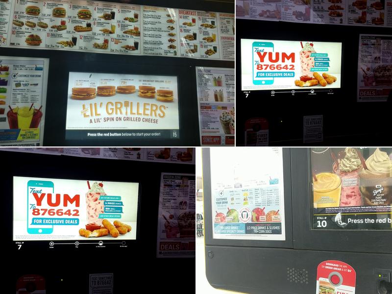 Sonic Drive-In Menu