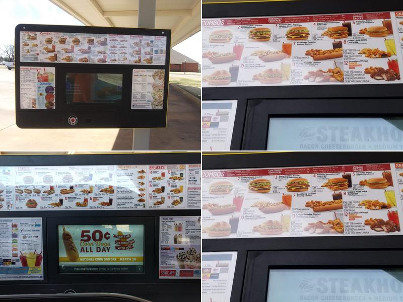 Sonic Drive-In Menu