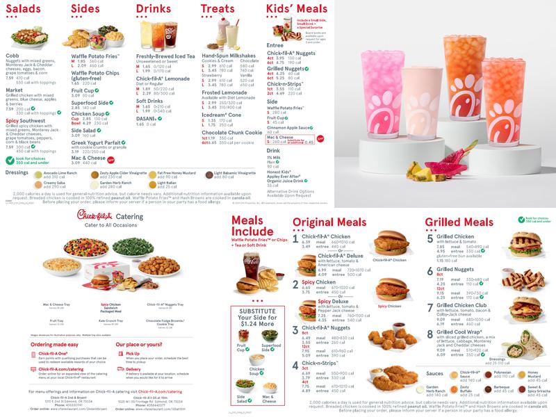 Chick-fil-A Menu