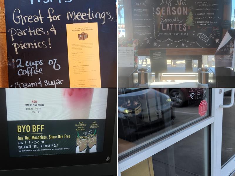 Starbucks Coffee Company Menu