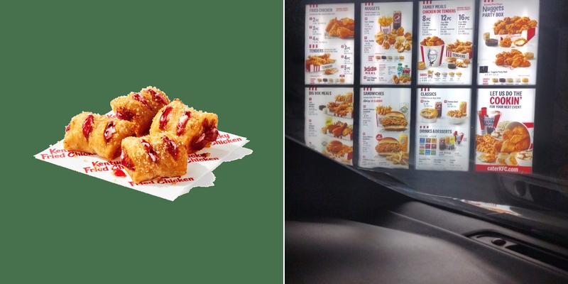 KFC Menu