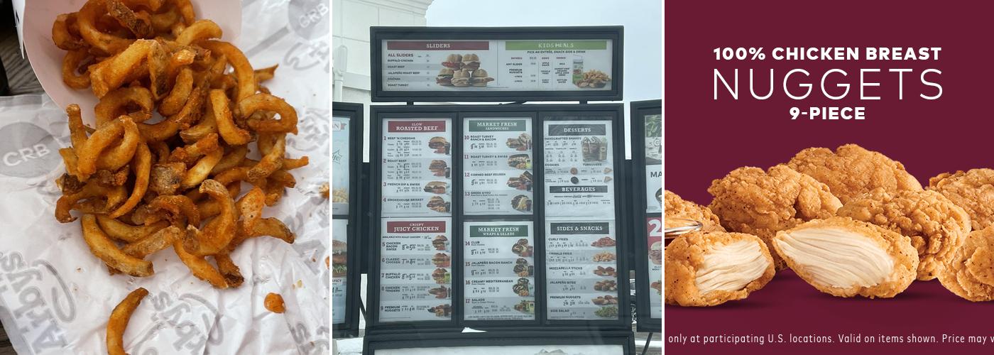 Arby's Menu