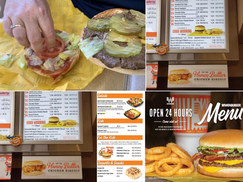Whataburger Menu
