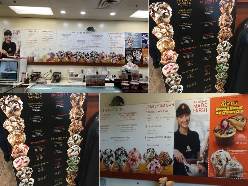 Cold Stone Creamery Menu
